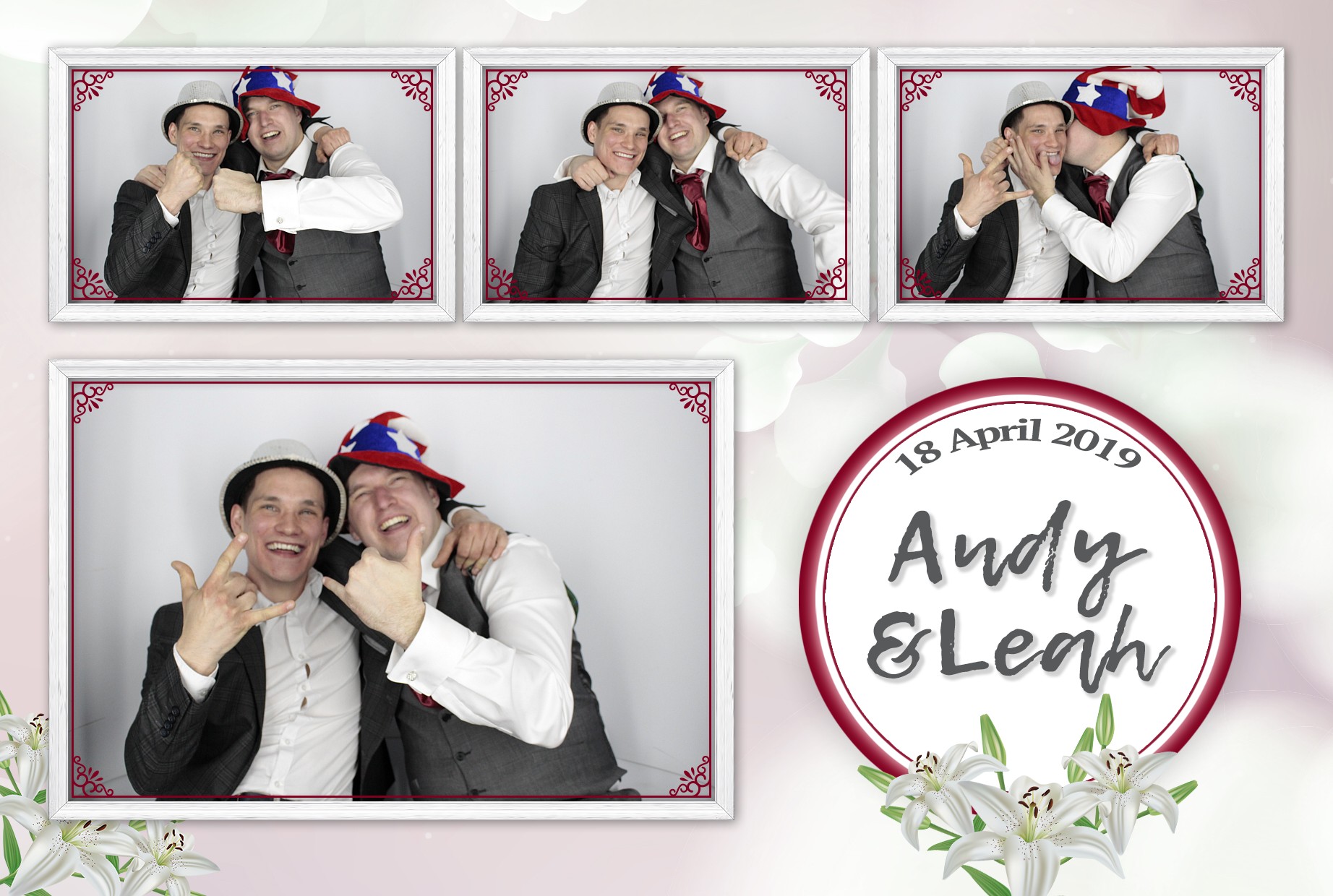 Andy & Leah's Wedding | View more photos from the event at gallery.myphotoboothexperience.co.uk/u/MyPhotoBoothExperienceLtd/Andy-Leahs-Wedding